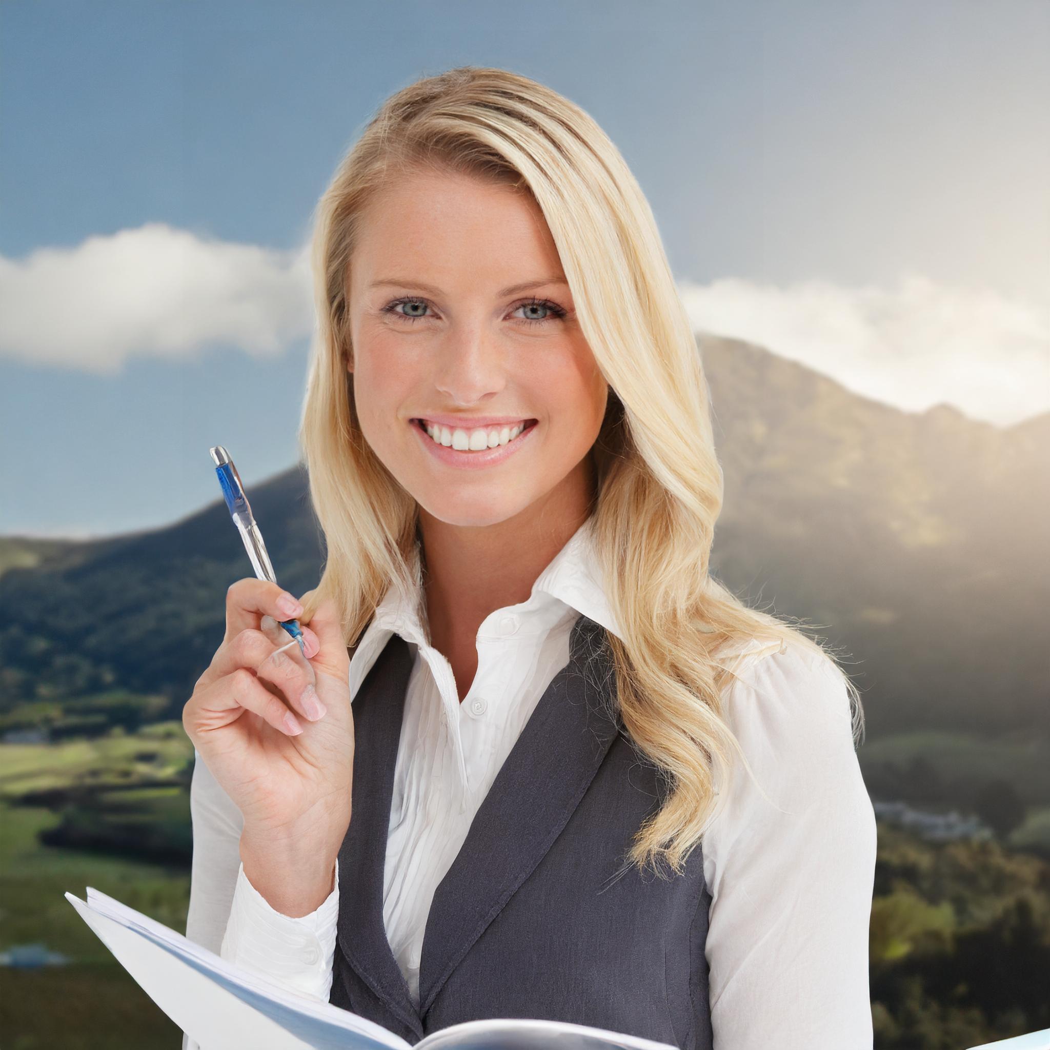 Glückliche Person, positive Atmosphäre